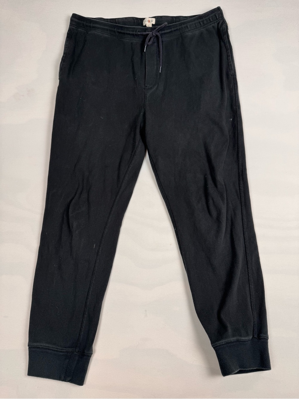 J.Crew Drawstring Jogger 100% Cotton Black Men’s L